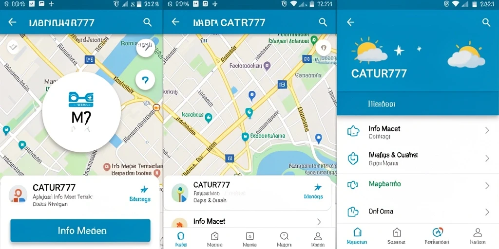 Antarmuka intuitif CATUR777 untuk informasi kemacetan.