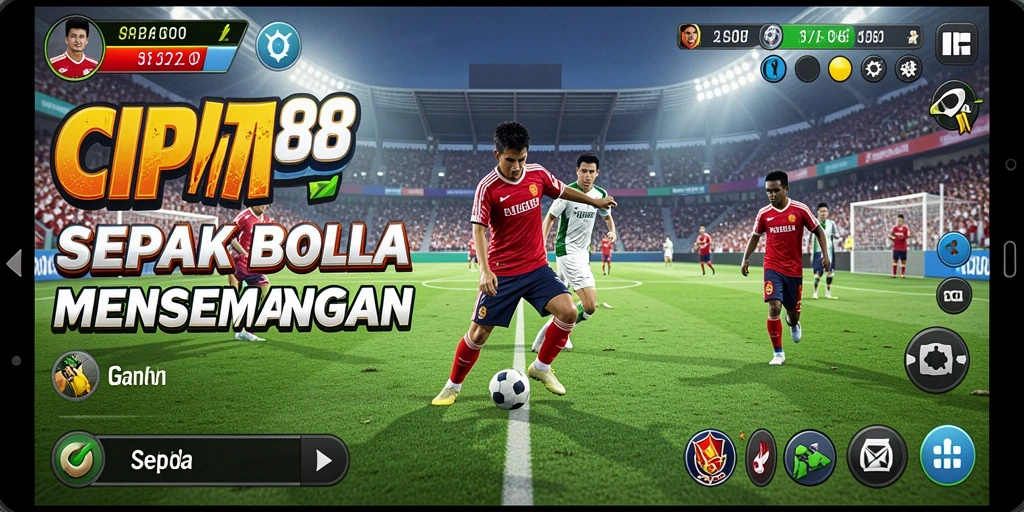 Tampilan antarmuka game CIPIT88 yang dinamis dan interaktif.