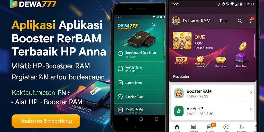 Tampilan antarmuka pengguna DEWA777 untuk pengelolaan RAM yang efisien.