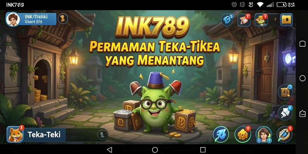 Screenshot INK789 menunjukkan antarmuka permainan Teka-Teki yang menarik.