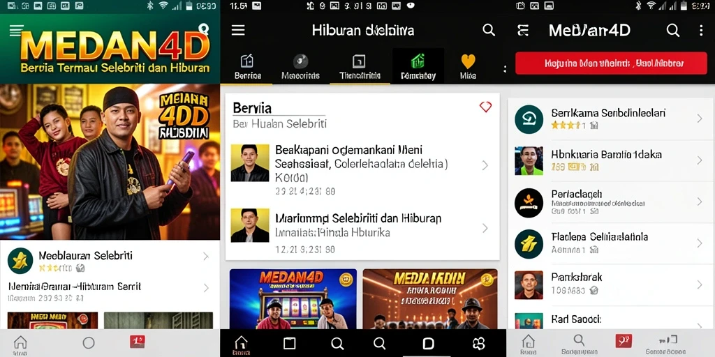 Tampilan antarmuka MEDAN4D yang menarik dan informatif.