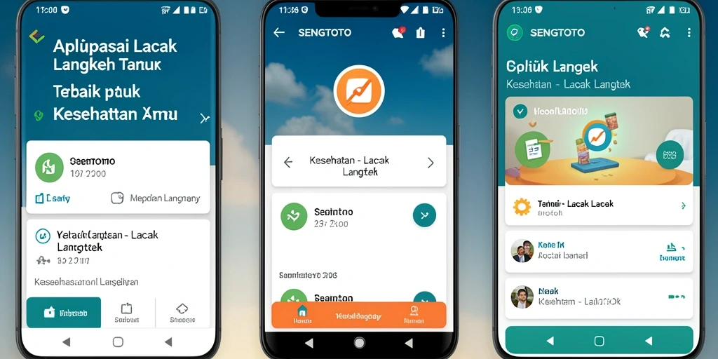 Antarmuka aplikasi SENGTOTO yang sederhana dan informatif.