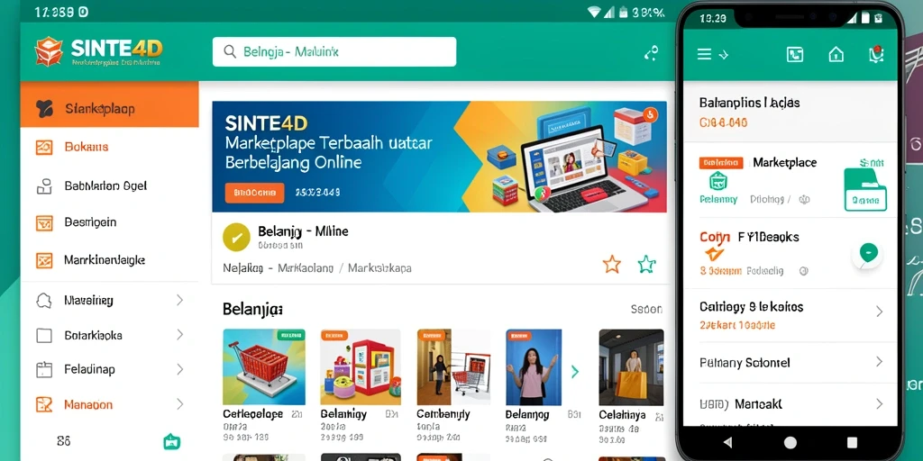 Antarmuka aplikasi SINTE4D yang menarik dan mudah digunakan.